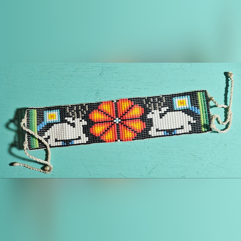 Hand Beaded Animal Bracelet